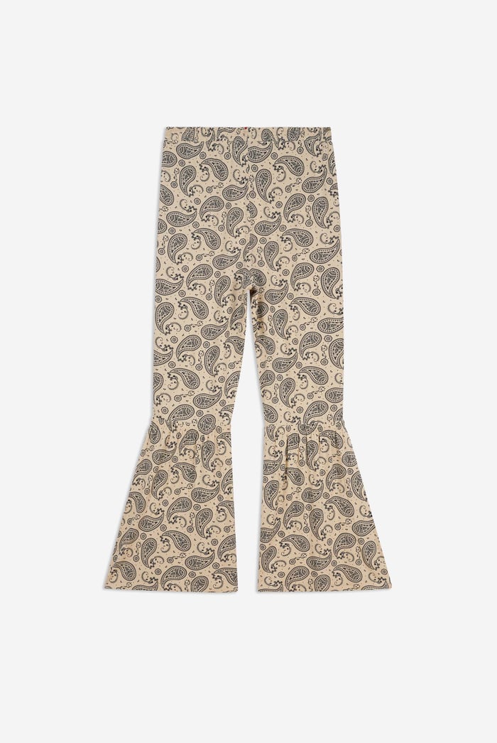 Paisley Printed Flared Sharara Pant