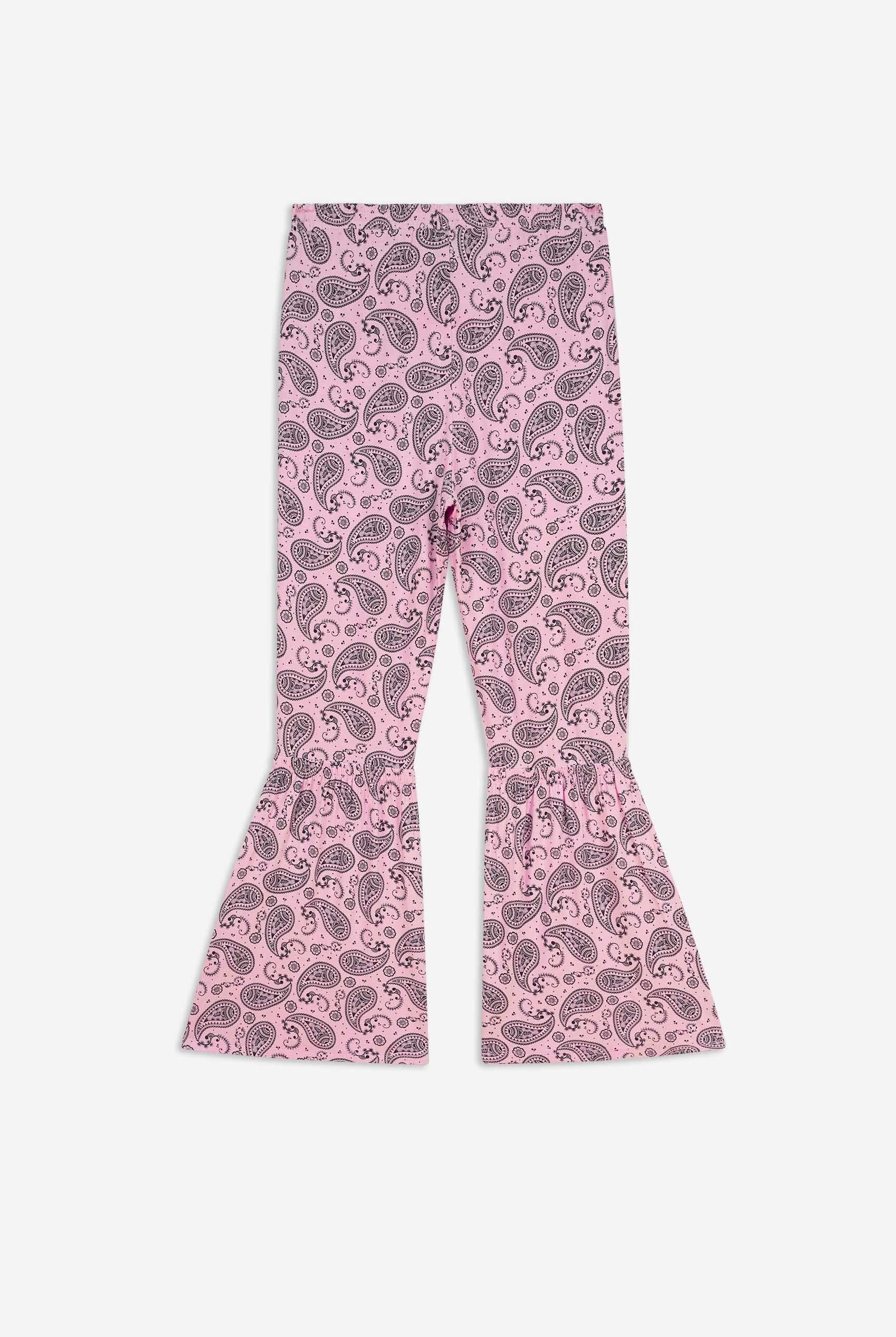 Paisley Printed Flared Sharara Pant