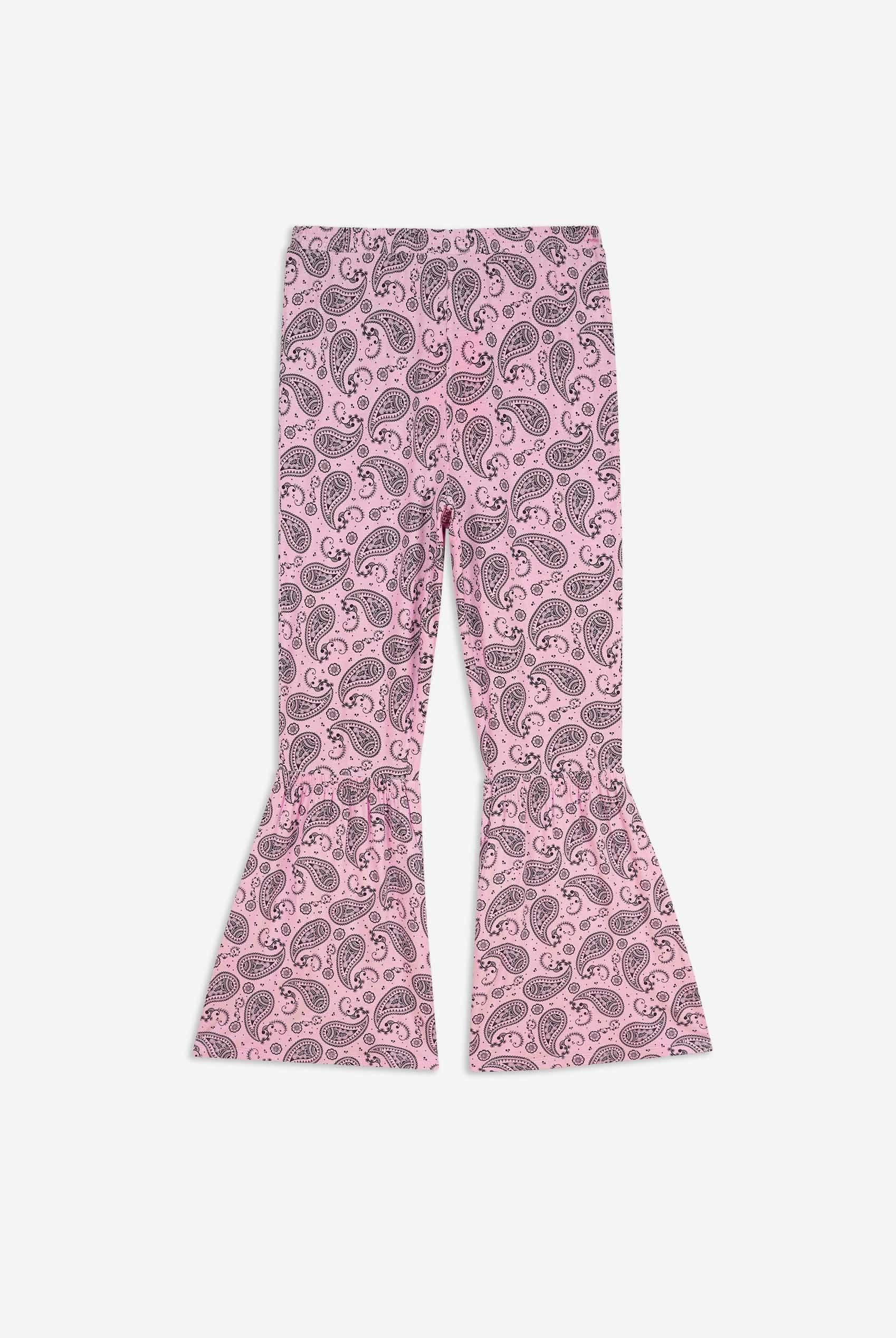 Paisley Printed Flared Sharara Pant