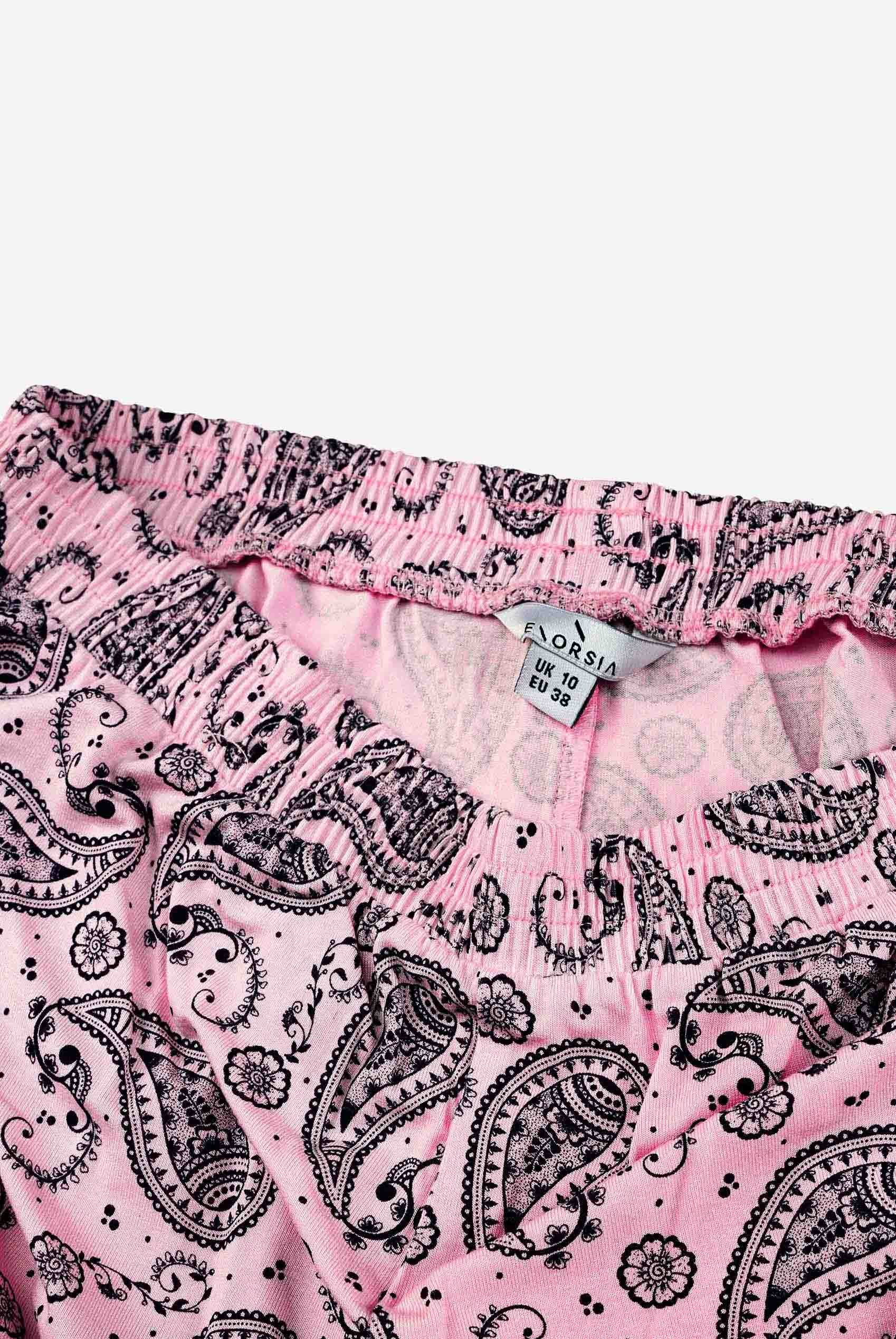 Paisley Printed Flared Sharara Pant