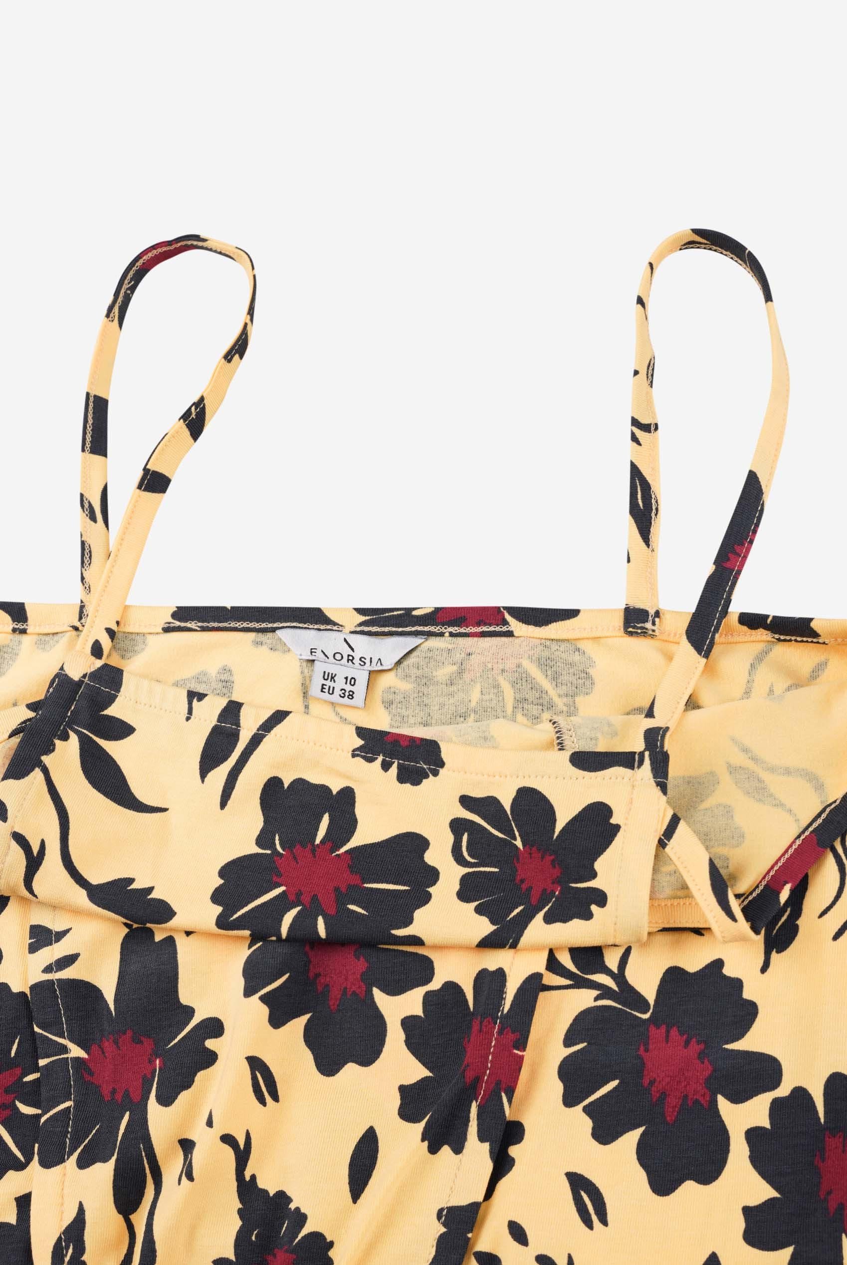 Smocked Waist Floral Printed Jumpsuit