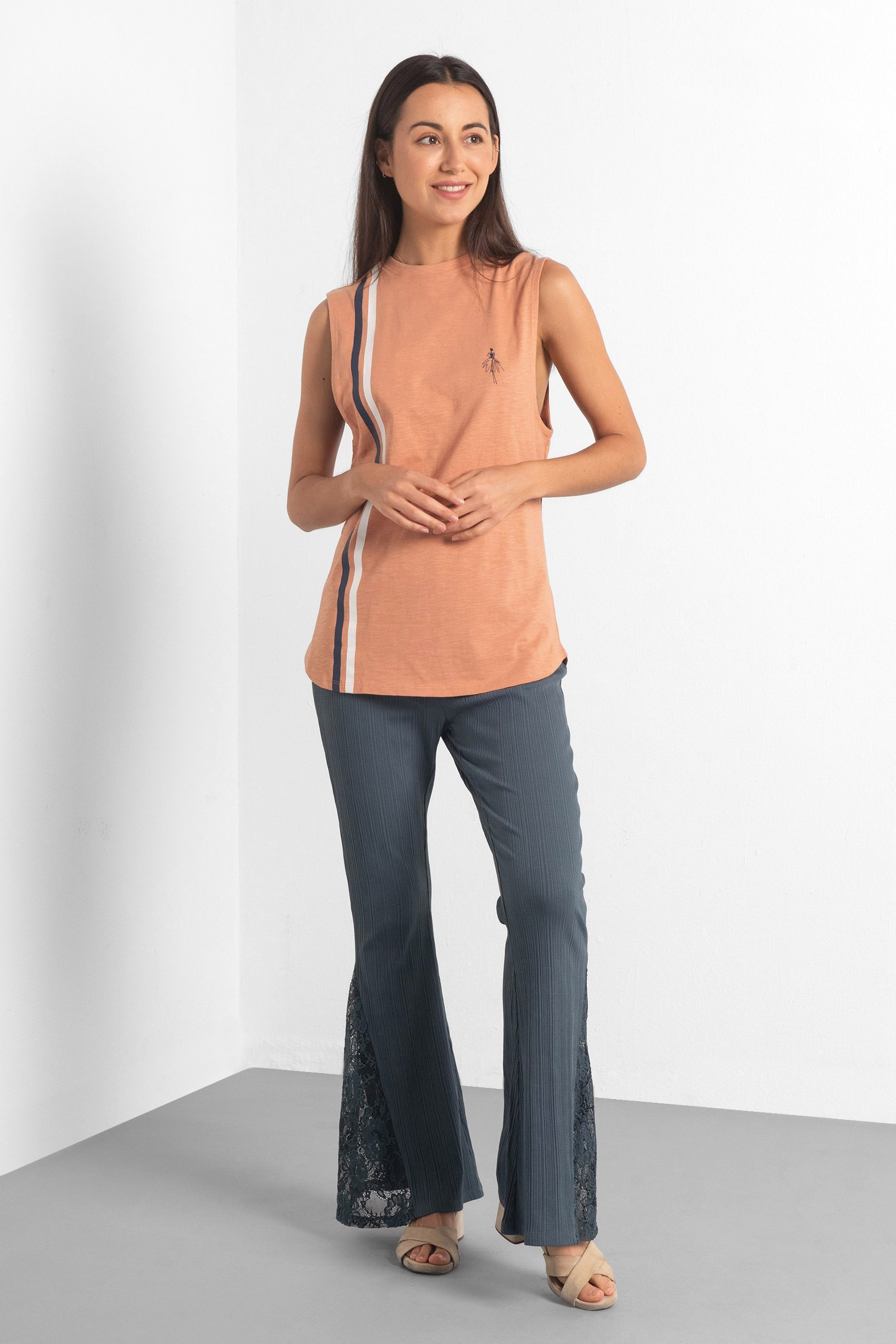 Stripes Active Training Tank Top