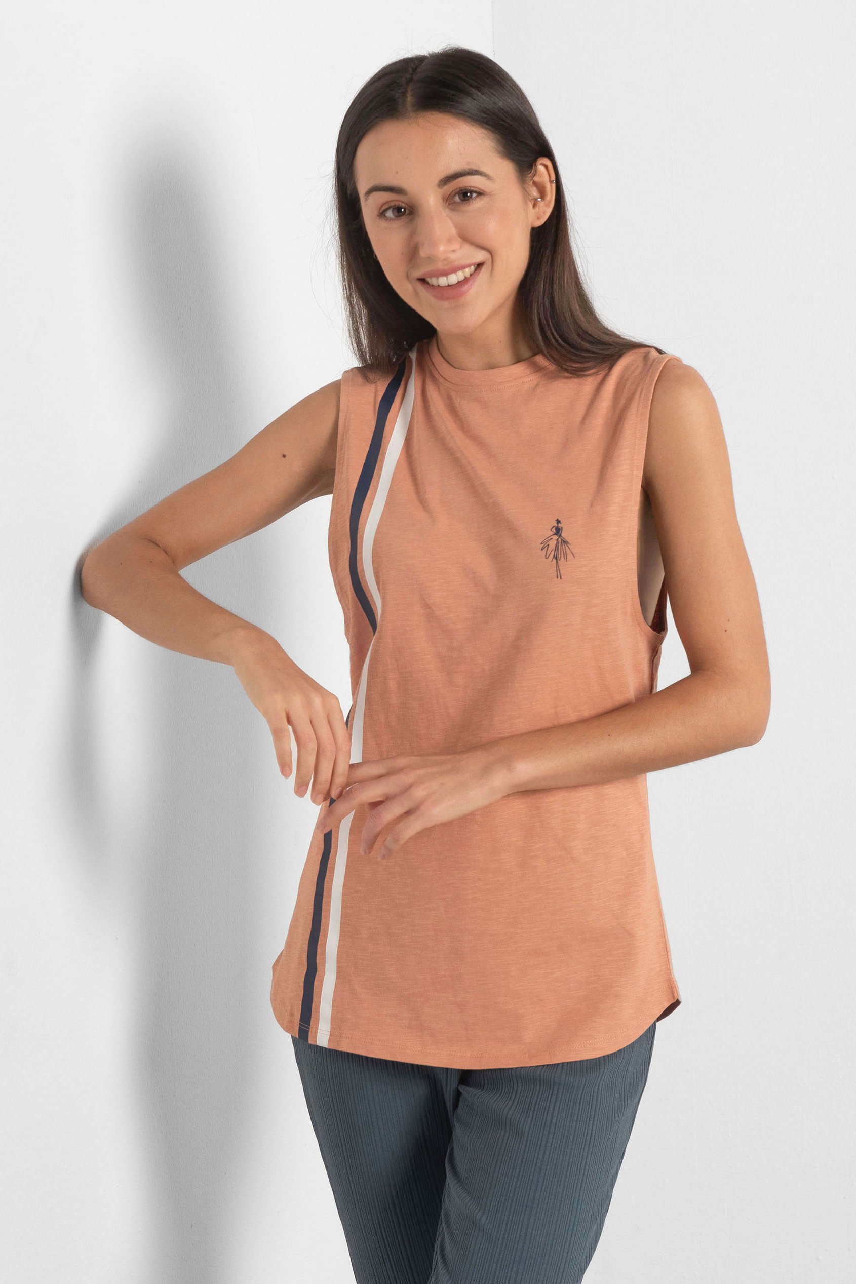 Stripes Active Training Tank Top