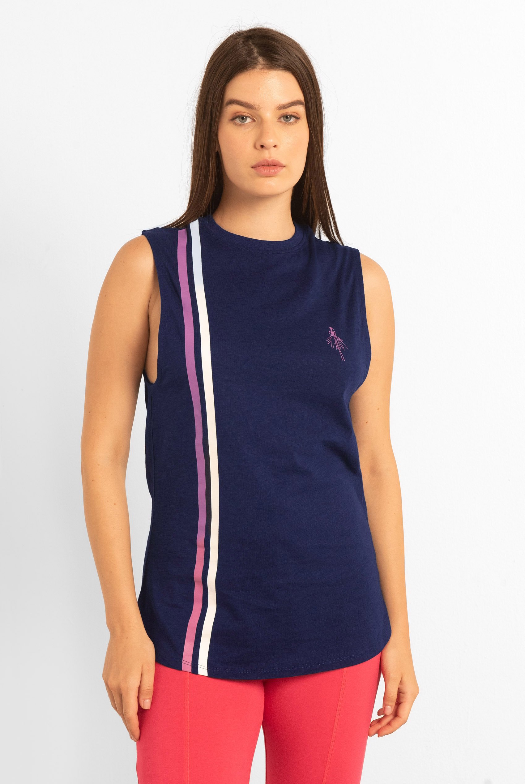 Stripes Active Training Tank Top