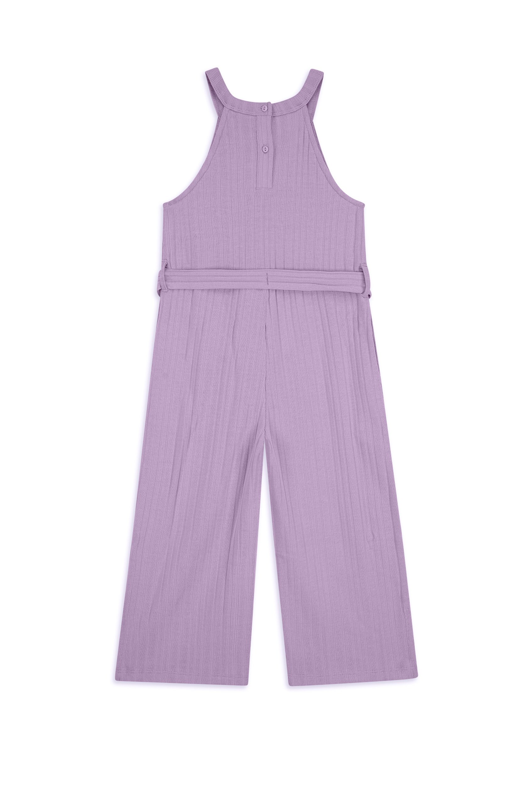 Girls Variegated Textured Jumpsuit (5/6yrs-10/11yrs)