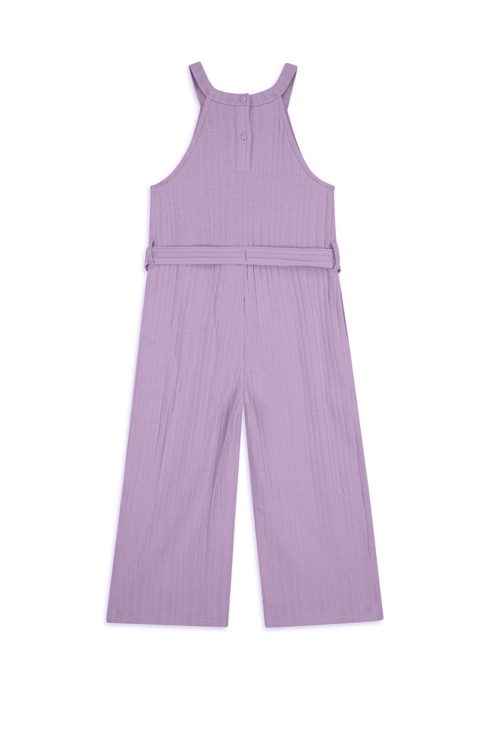 Girls Variegated Textured Jumpsuit (5/6yrs-10/11yrs)