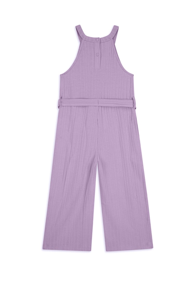 Girls Variegated Textured Jumpsuit (5/6yrs-10/11yrs)