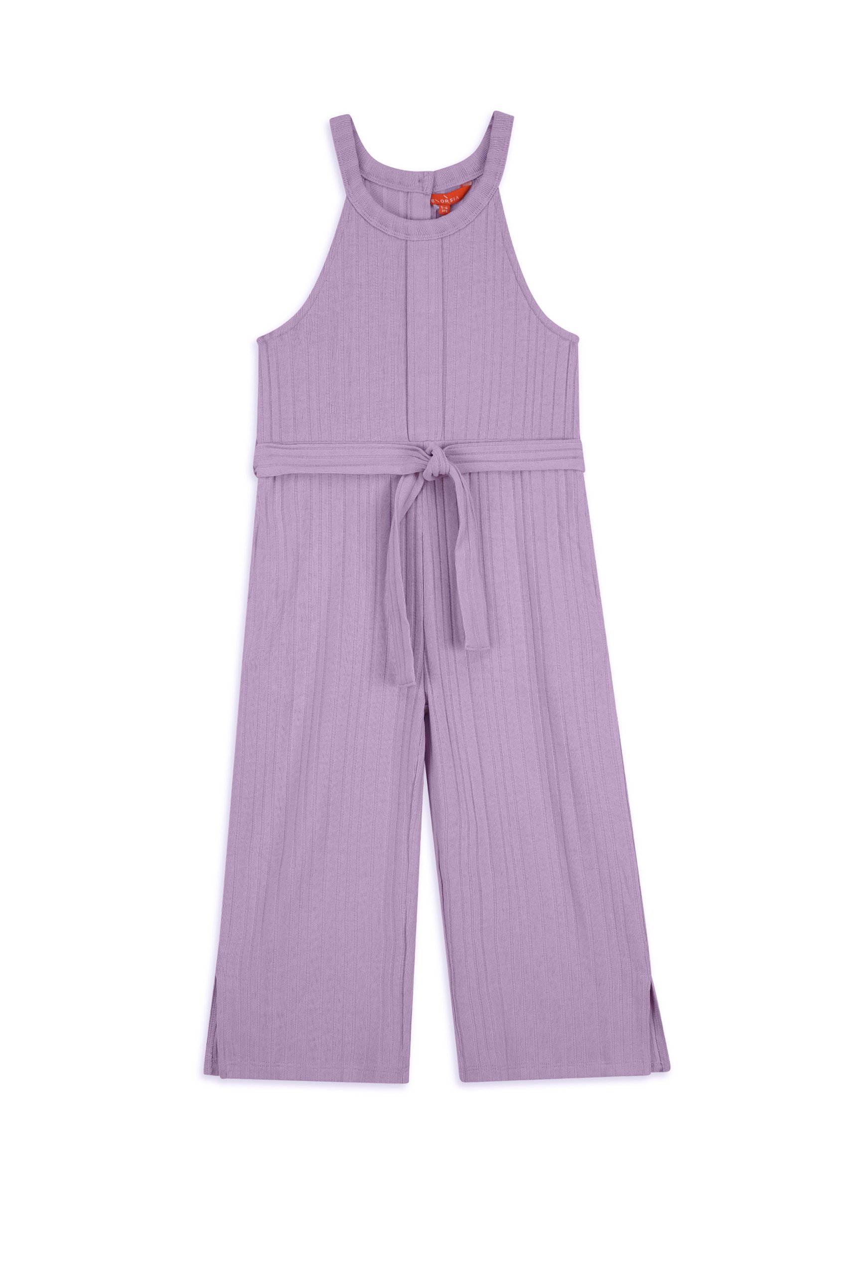 Girls Variegated Textured Jumpsuit (5/6yrs-10/11yrs)