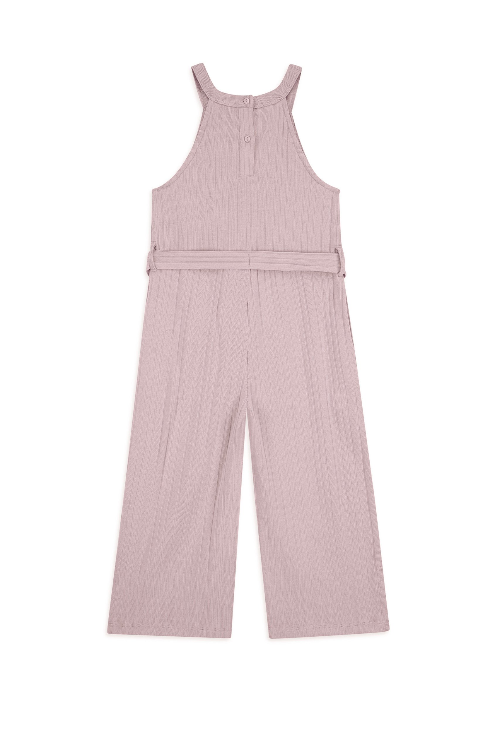 Girls Variegated Textured Jumpsuit (5/6yrs-10/11yrs)