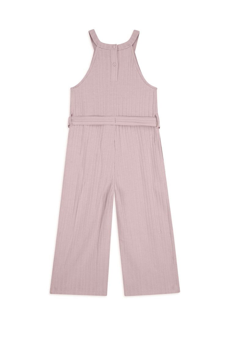 Girls Variegated Textured Jumpsuit (5/6yrs-10/11yrs)