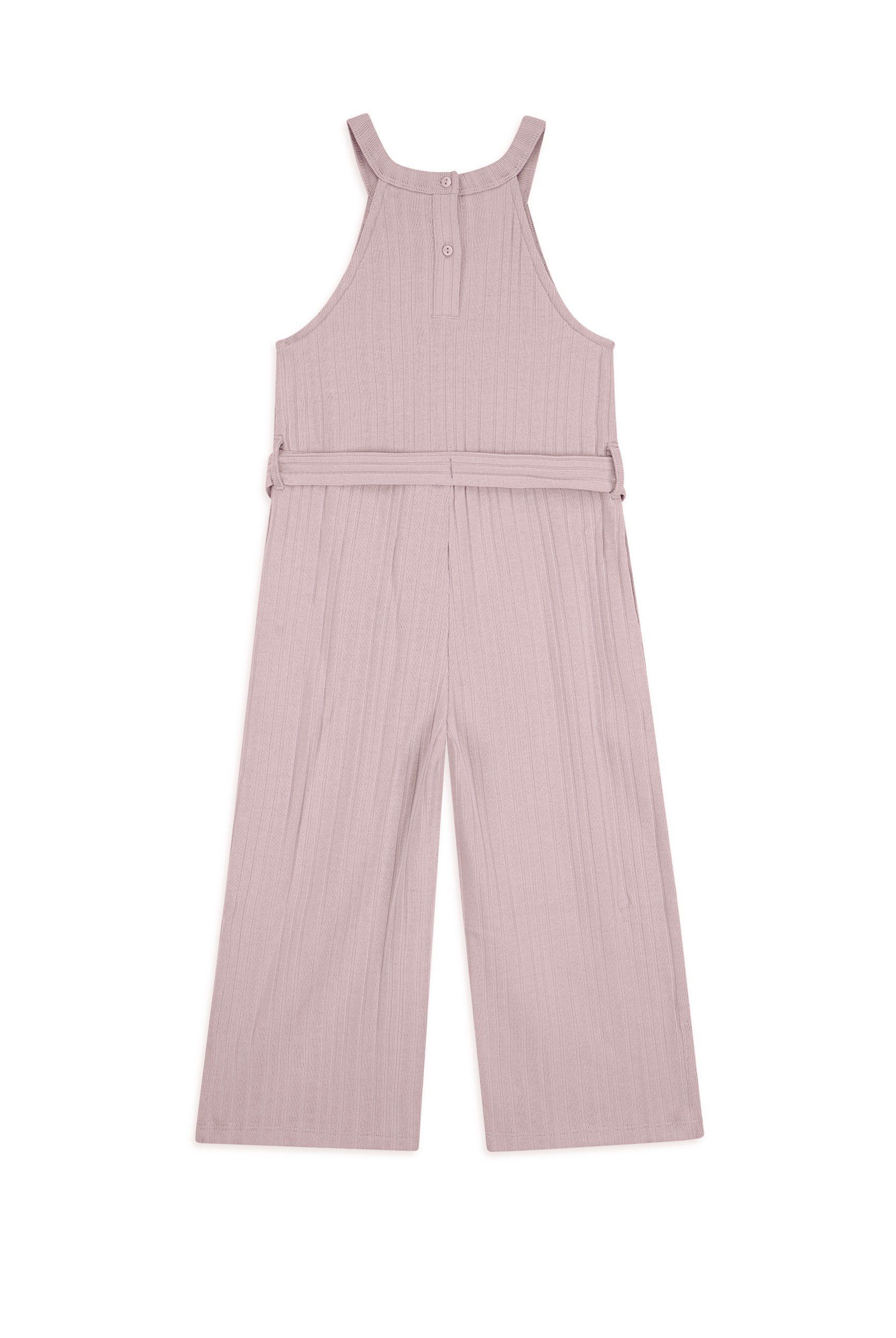 Girls Variegated Textured Jumpsuit (5/6yrs-10/11yrs)