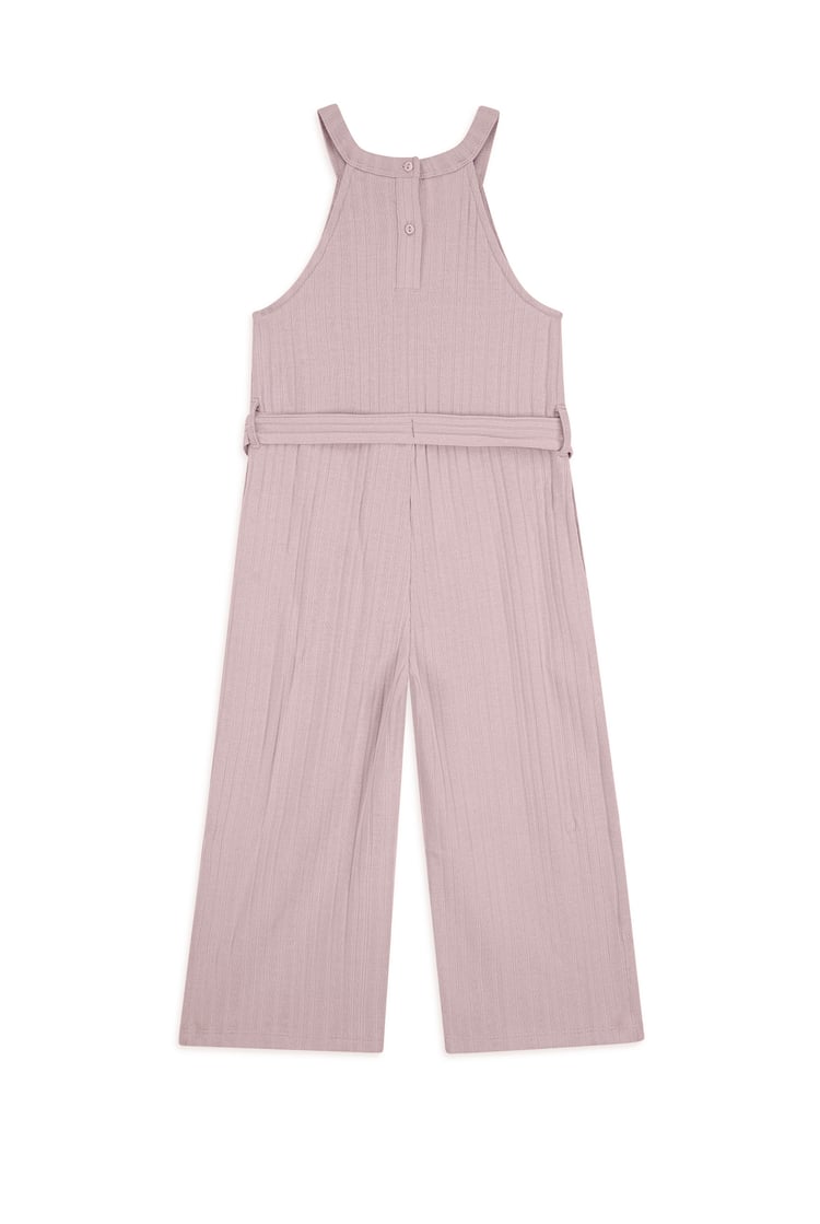 Girls Variegated Textured Jumpsuit (5/6yrs-10/11yrs)
