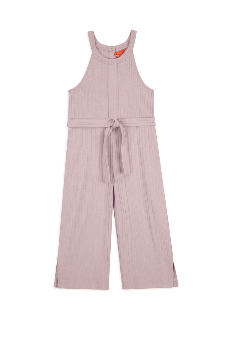 Girls Variegated Textured Jumpsuit (5/6yrs-10/11yrs)