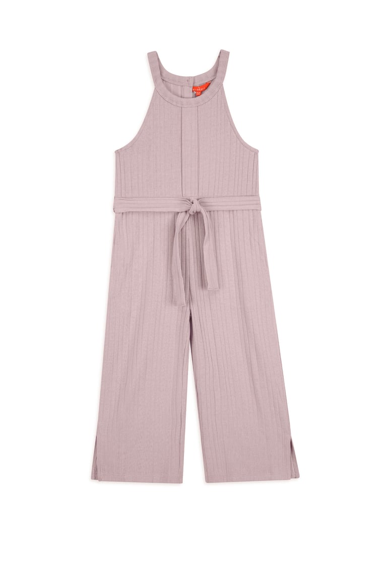 Girls Variegated Textured Jumpsuit (5/6yrs-10/11yrs)