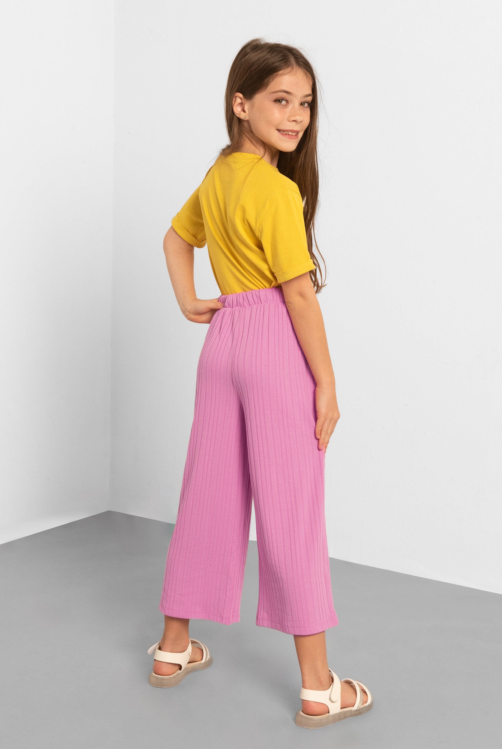 Flared Textured Rib Trouser (2/3yrs - 8/9yrs)