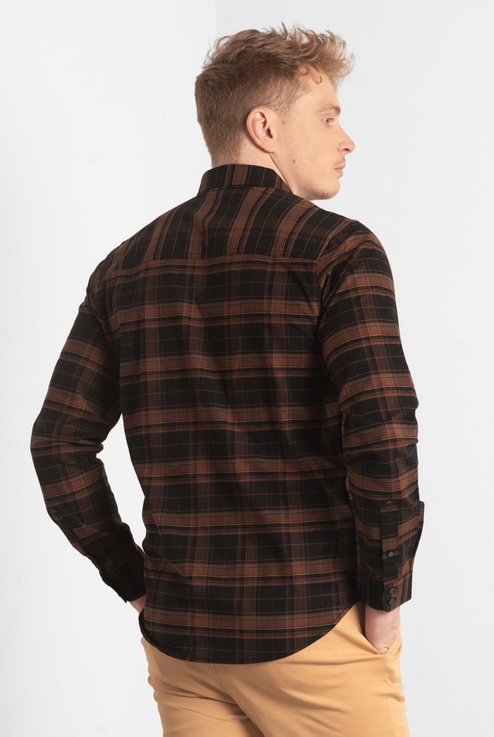 Mens Front Yoke LS Oxford Shirt