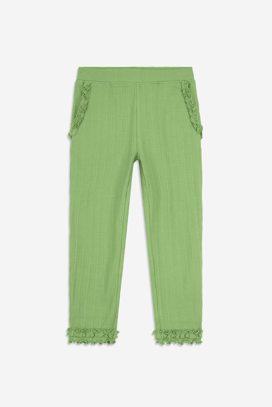 Frills Detailing Hem Leggings (2/3yrs - 8/9yrs)