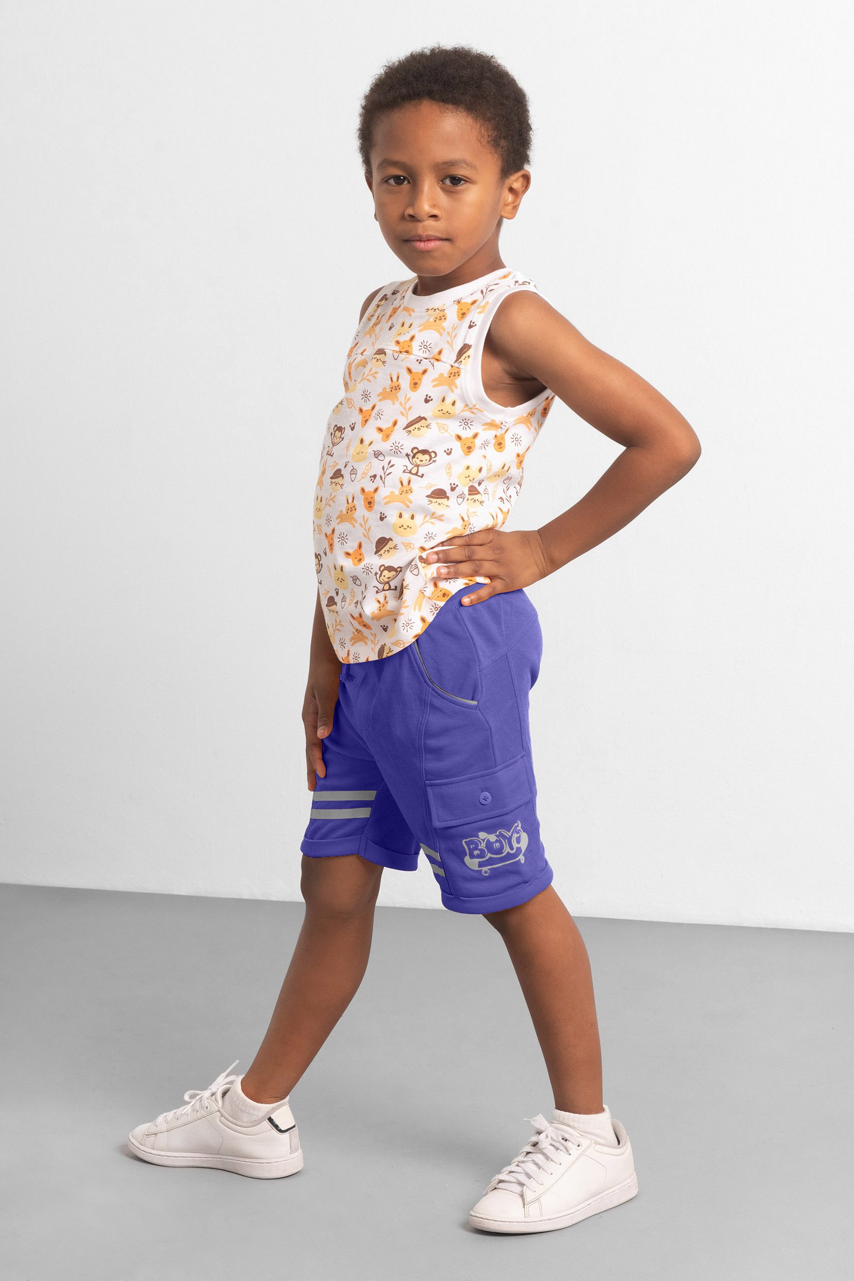 Smart Jersey Cargo Shorts (3yrs-9yrs)