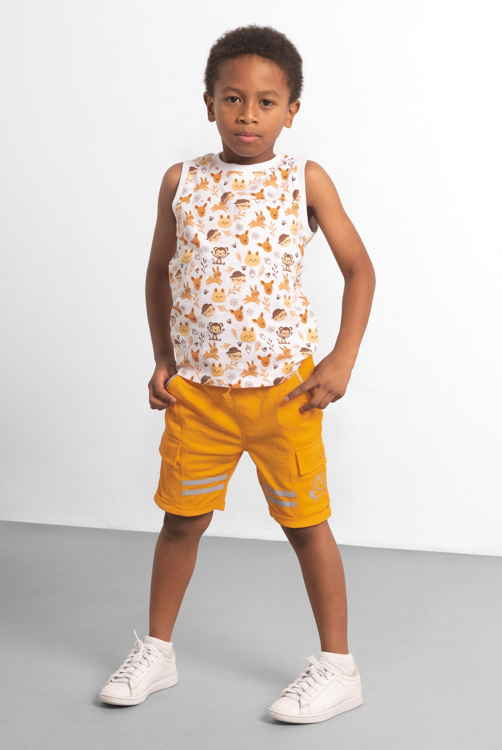 Smart Jersey Cargo Shorts (3yrs-9yrs)