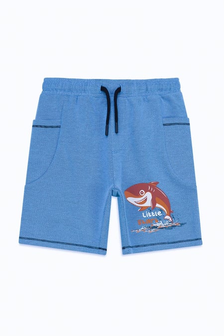 Little Sharks Printed Shorts (6yrs-11yrs)