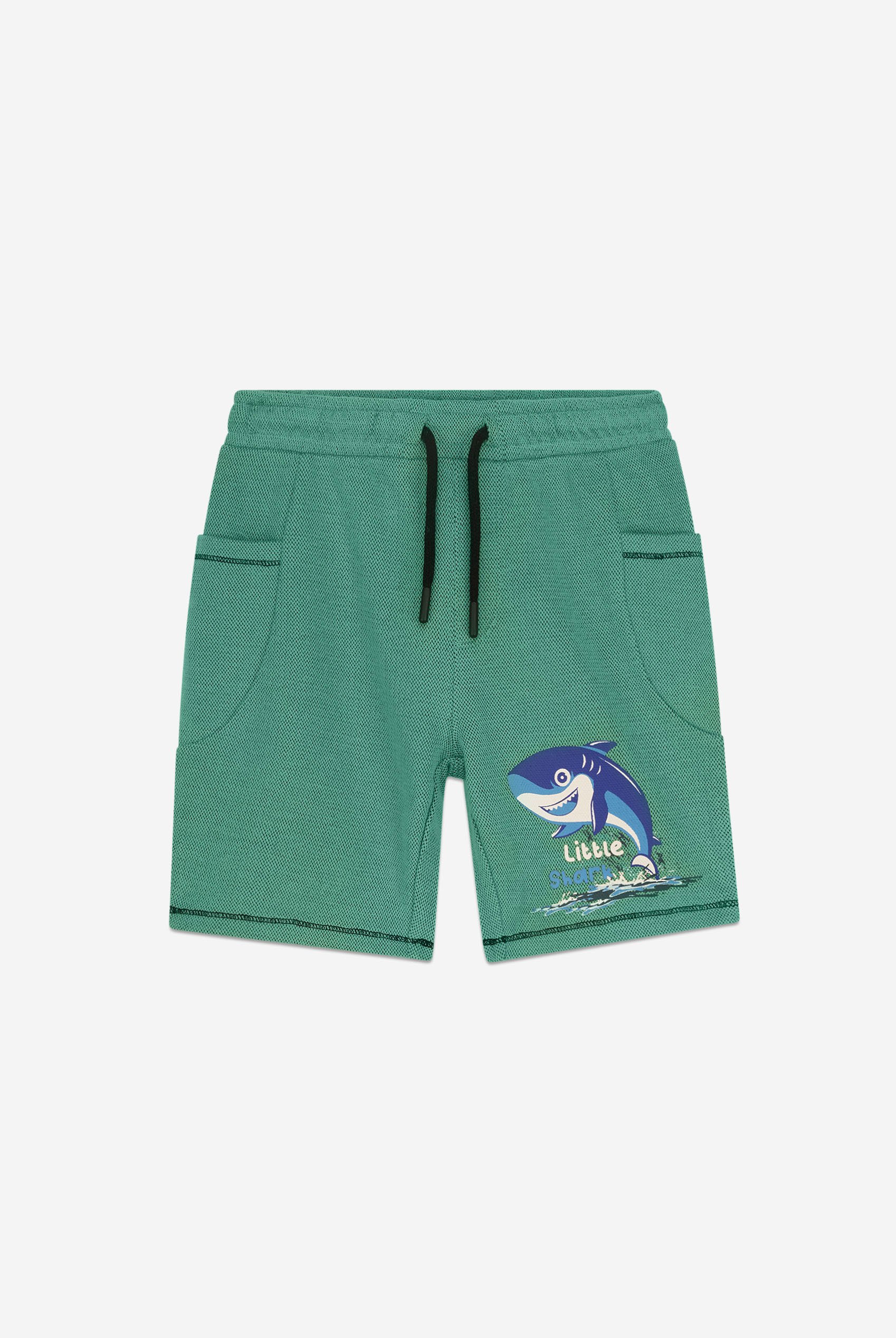 Little Sharks Printed Shorts (6yrs-11yrs)