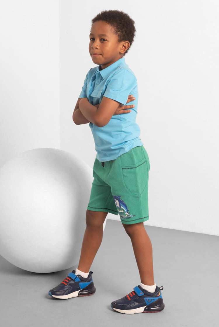 Little Sharks Printed Shorts (6yrs-11yrs)