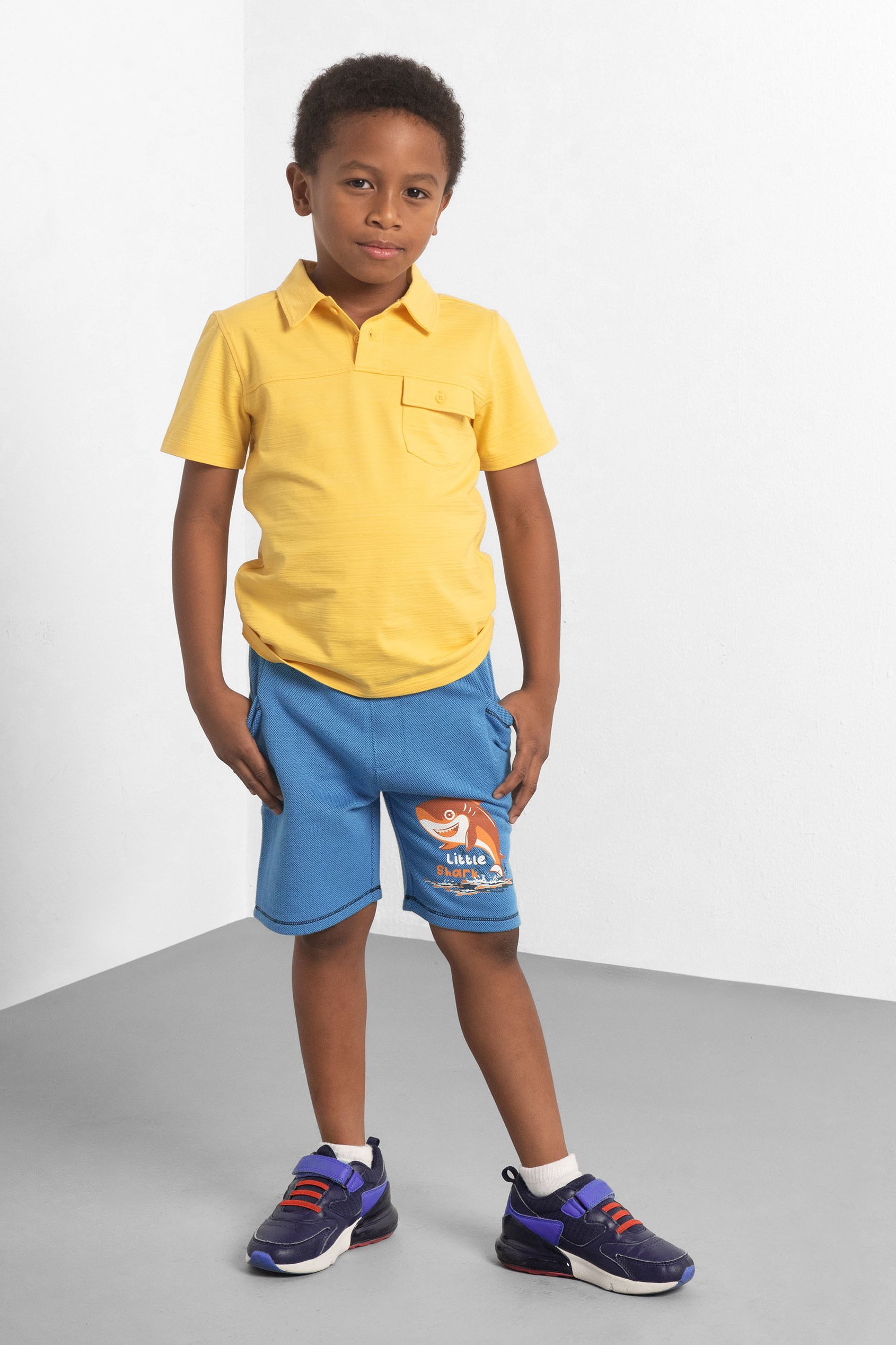 Little Sharks Printed Shorts (6yrs-11yrs)