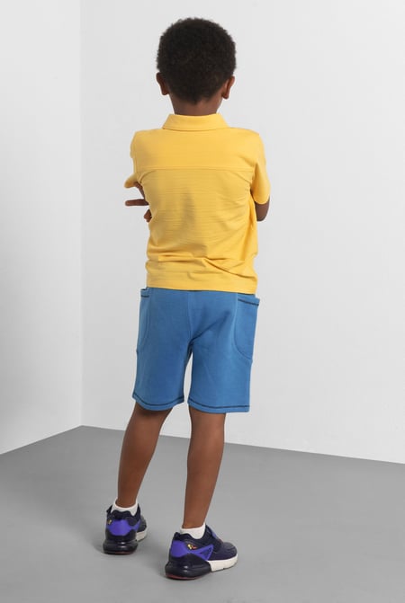 Sky Little Sharks Printed Shorts (6yrs-11yrs)