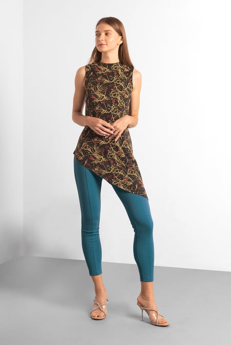 Khaki Super Soft Cut & Sew Leggings