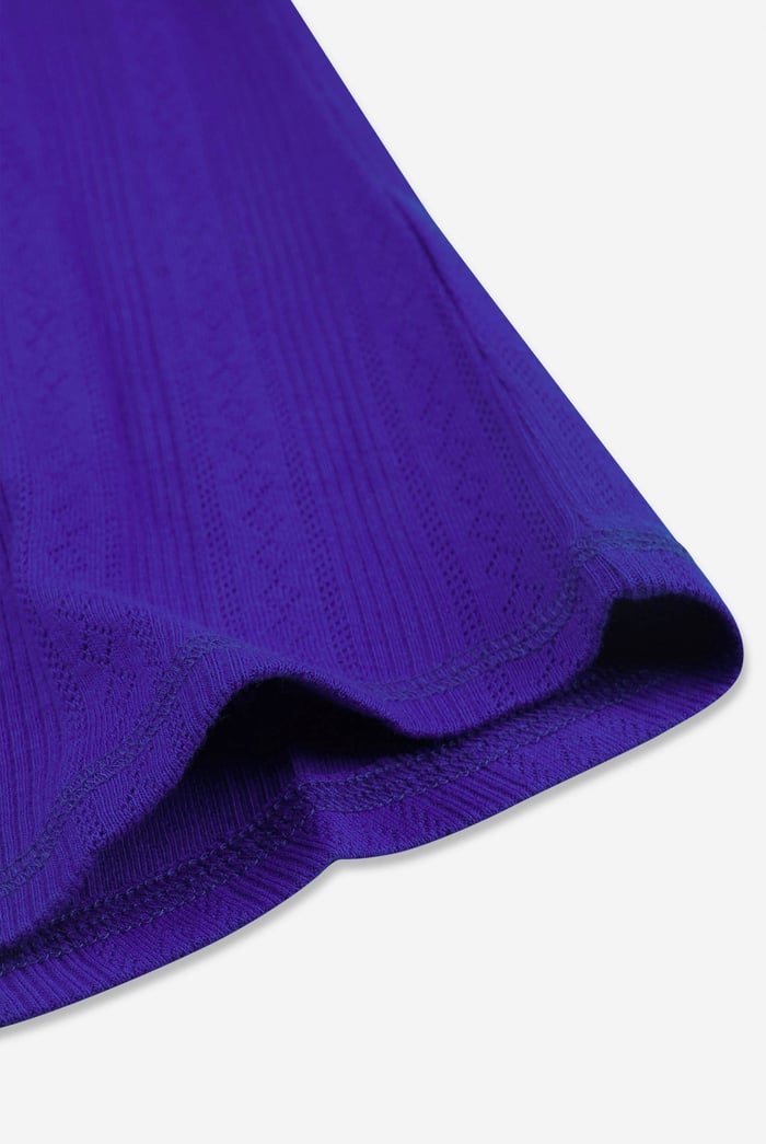 Textured Sleeveless V-neck Tank Top