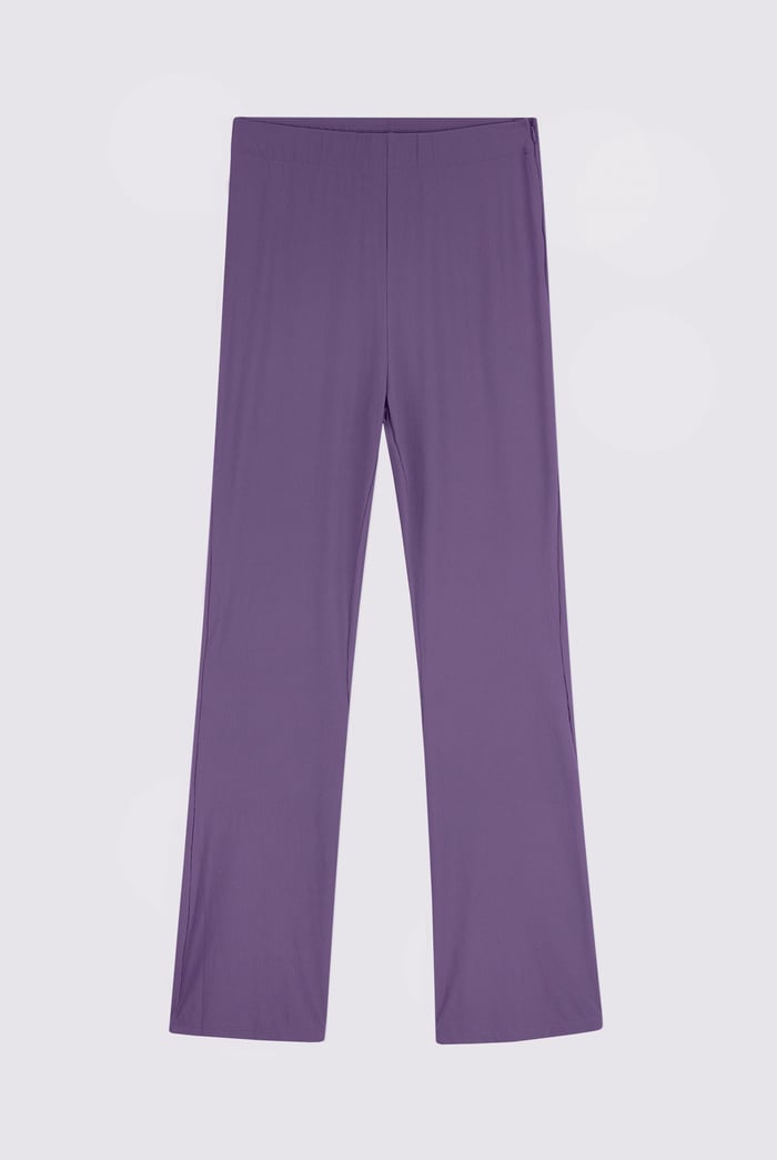 Women's Supper Stretch Zip Details Flare Leggings
