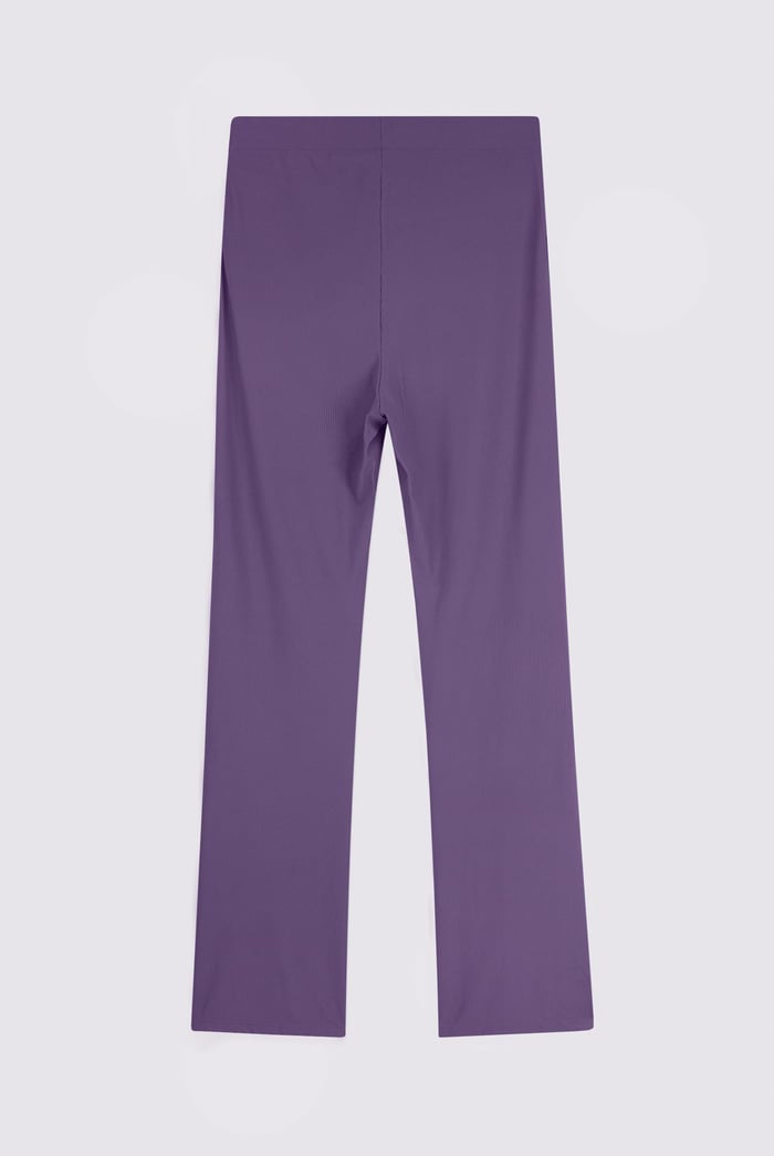 Women's Supper Stretch Zip Details Flare Leggings