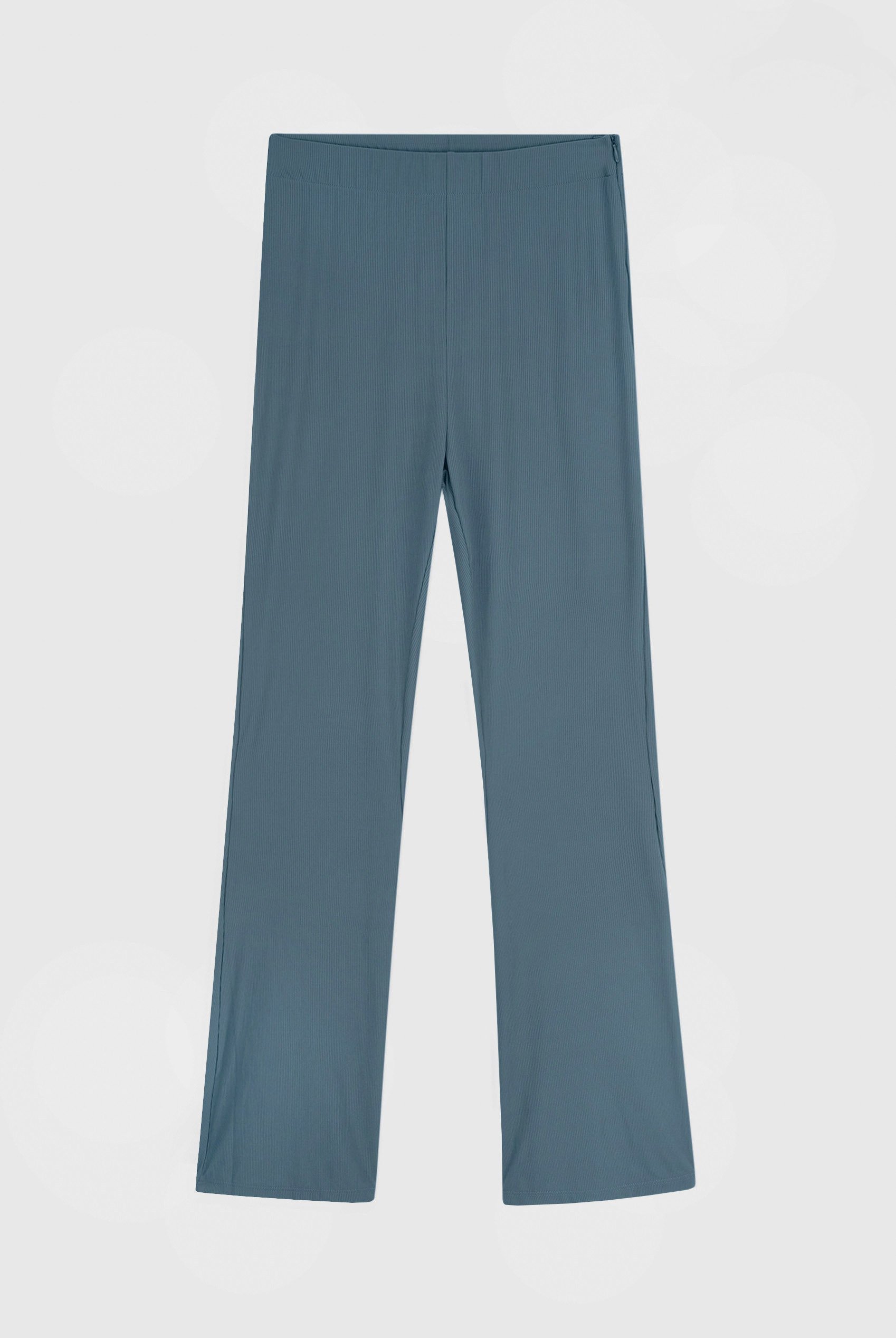 Women's Supper Stretch Zip Details Flare Leggings