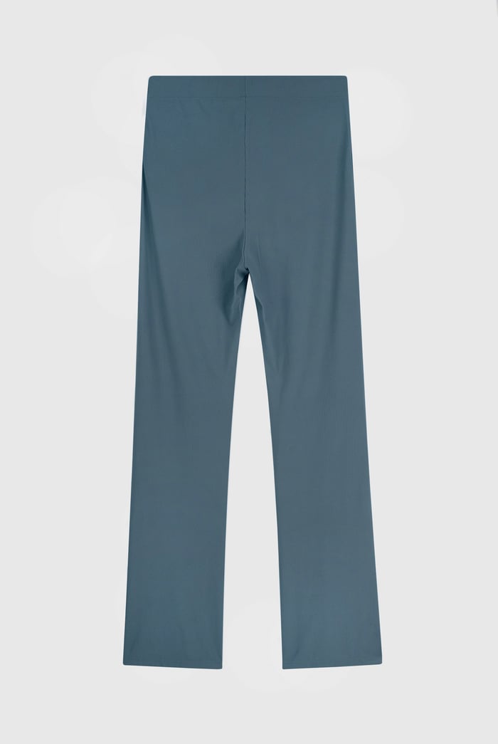 Women's Supper Stretch Zip Details Flare Leggings