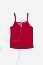 Shoulder Straps Lace Up Cami Set