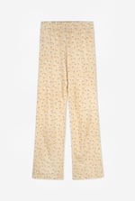 Short Ruffle Sleeve Cotton Printed Pyjamas Set