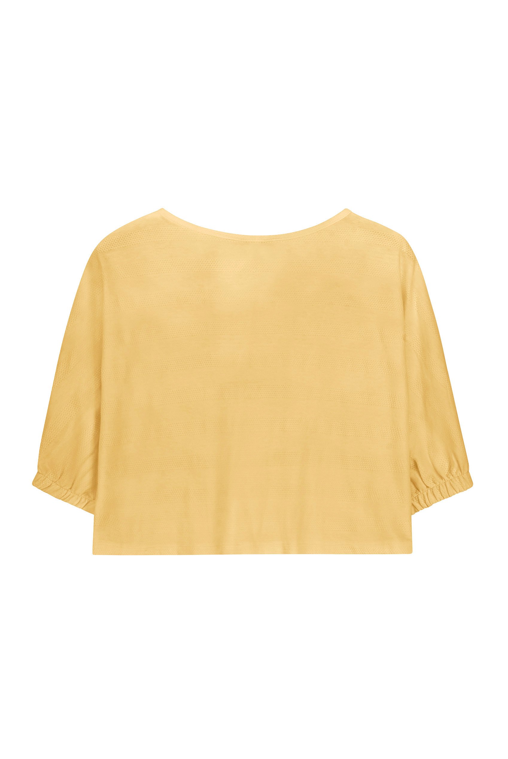 Wide Trouser And Crop Blouson Sleeve Top Set