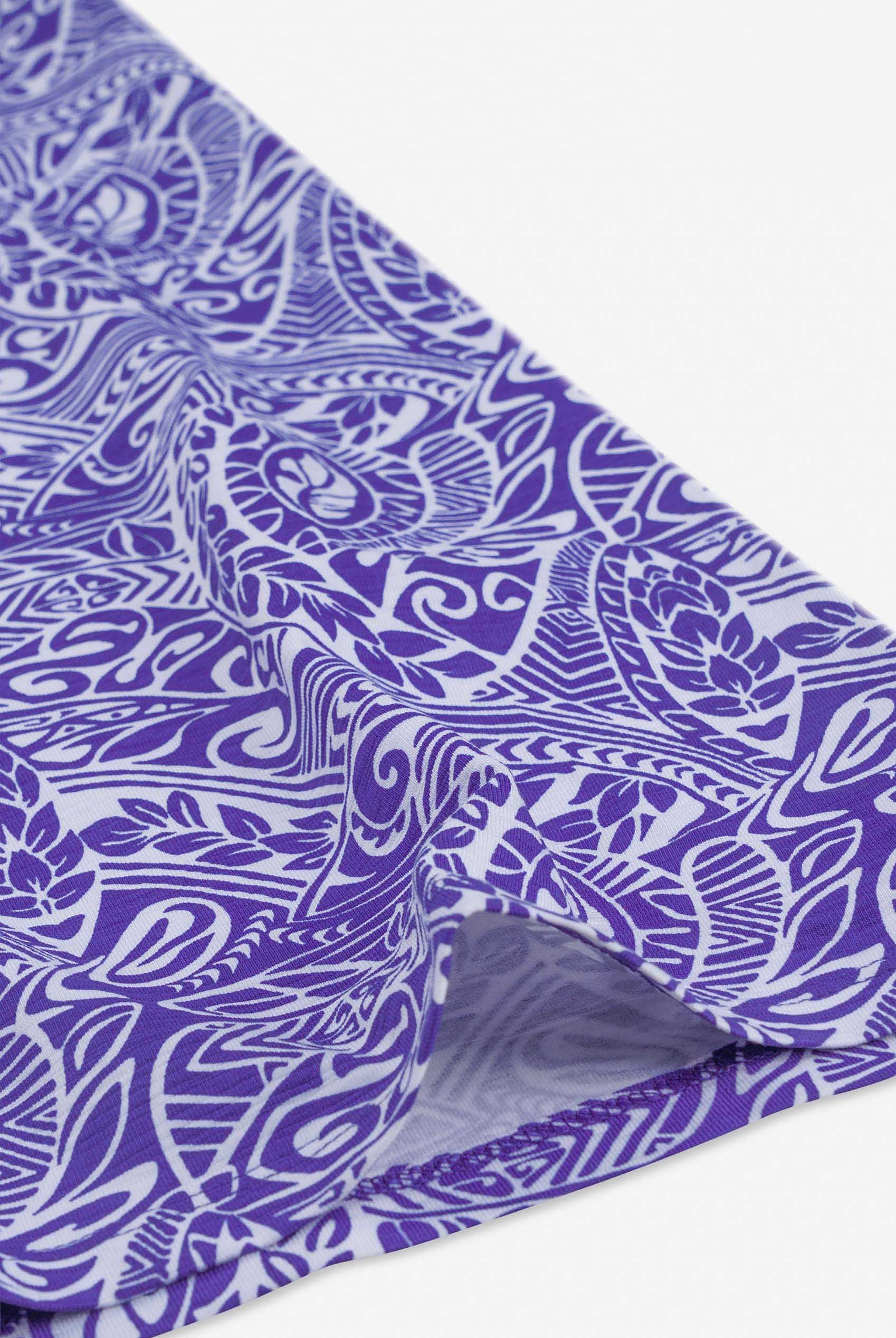 Womens Paisley Printed Wide Leg Trouser
