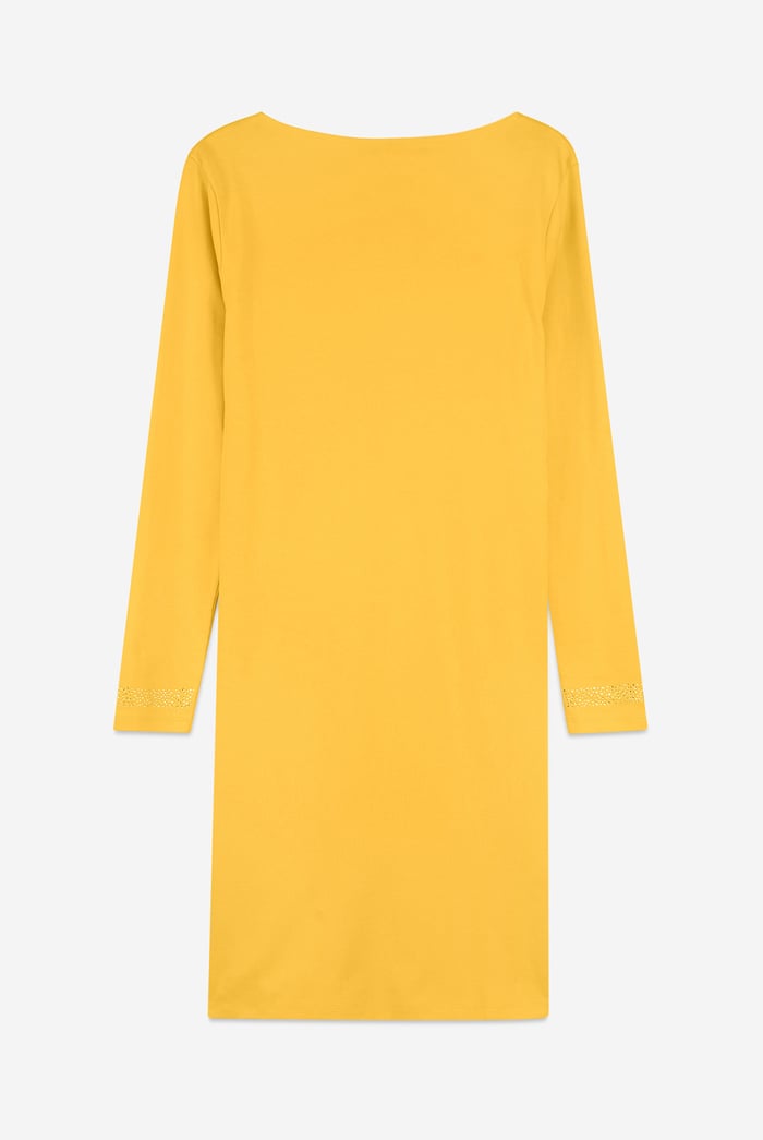 Womens Full Sleeve Embroidered Wrap Dress