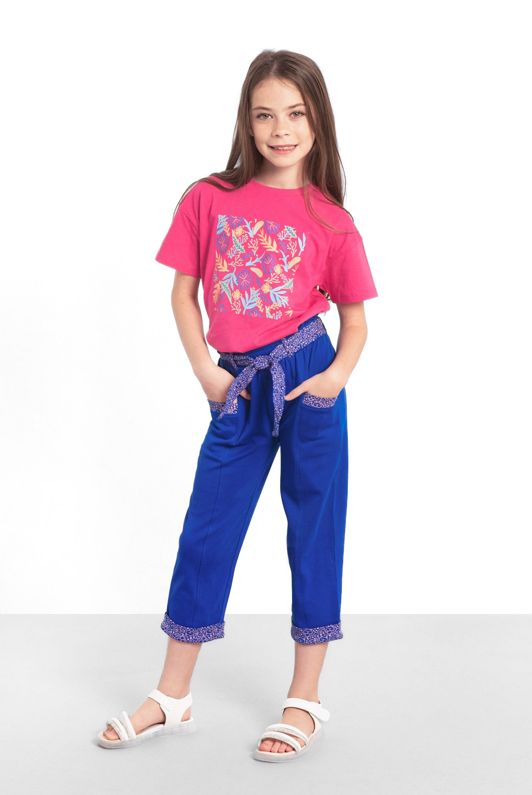 Trouser With Cut & Sew Panel  (5/6yrs-10/11yrs)