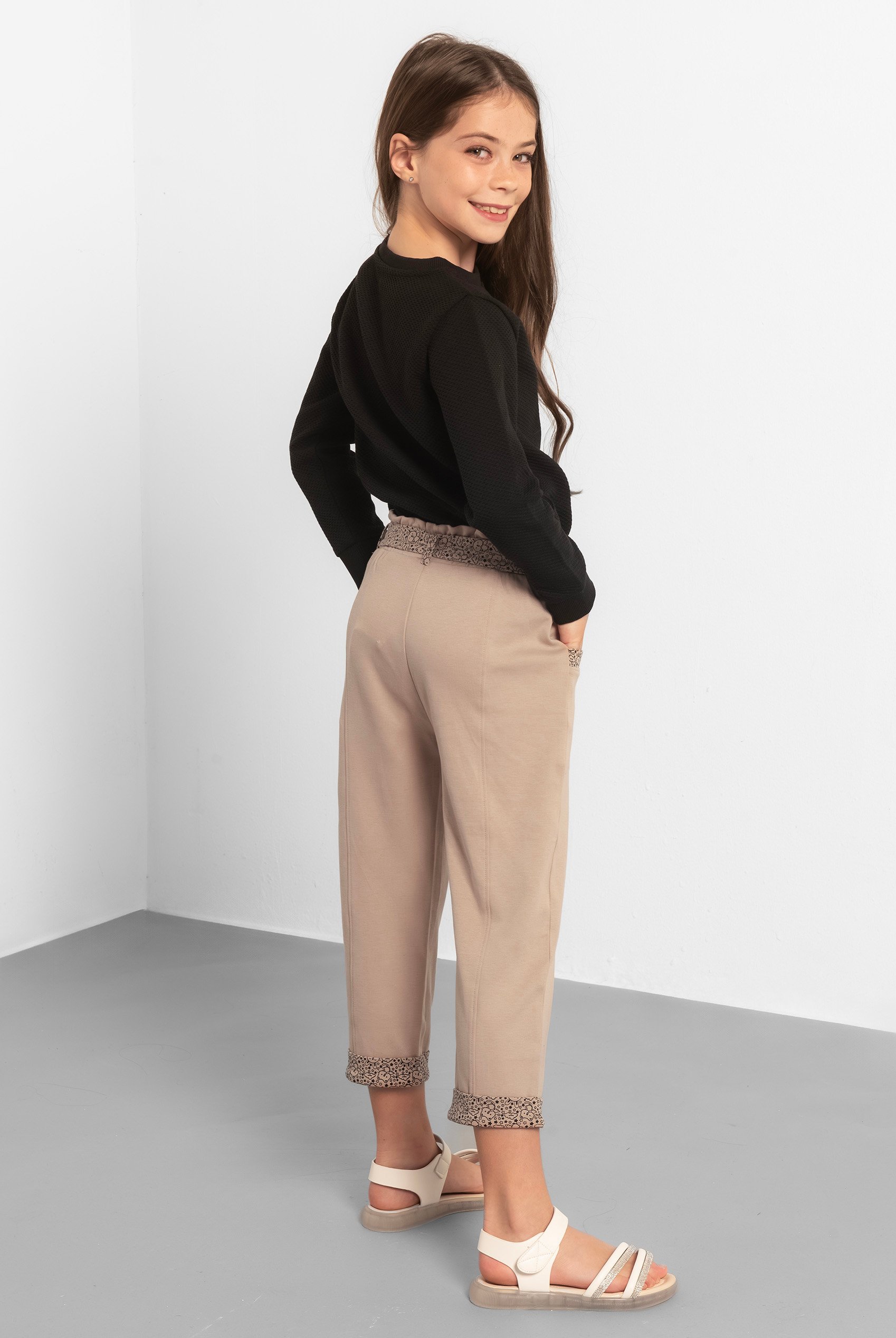 Trouser With Cut & Sew Panel  (5/6yrs-10/11yrs)