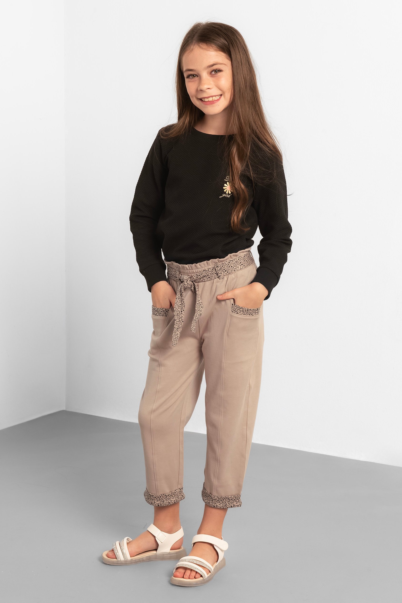 Trouser With Cut & Sew Panel  (5/6yrs-10/11yrs)