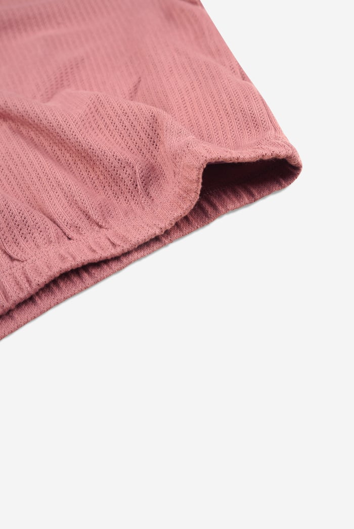 Women Knot Details V-Neck Bell Sleeve Top
