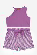 One Shoulder Top & Bottom Set(2/3yrs-8/9yrs)