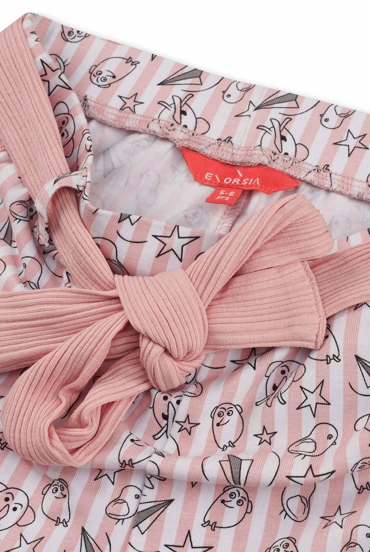 One Shoulder Top & Bottom Set(2/3yrs-8/9yrs)