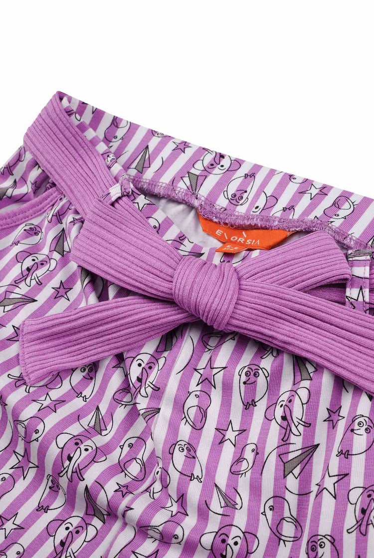 One Shoulder Top & Bottom Set(2/3yrs-8/9yrs)