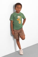 Boys Funny Bear Raglan T-shirt (3yrs-9yrs)