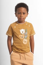 Boys Funny Bear Raglan T-shirt (3yrs-9yrs)