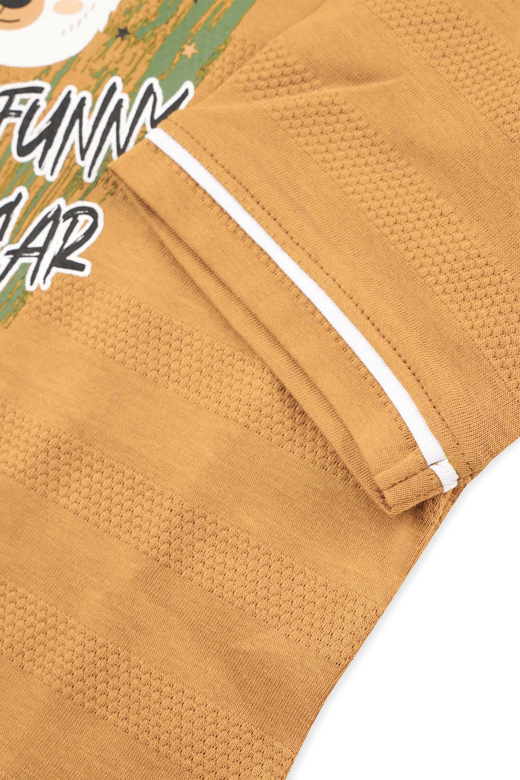 Boys Funny Bear Raglan T-shirt (3yrs-9yrs)