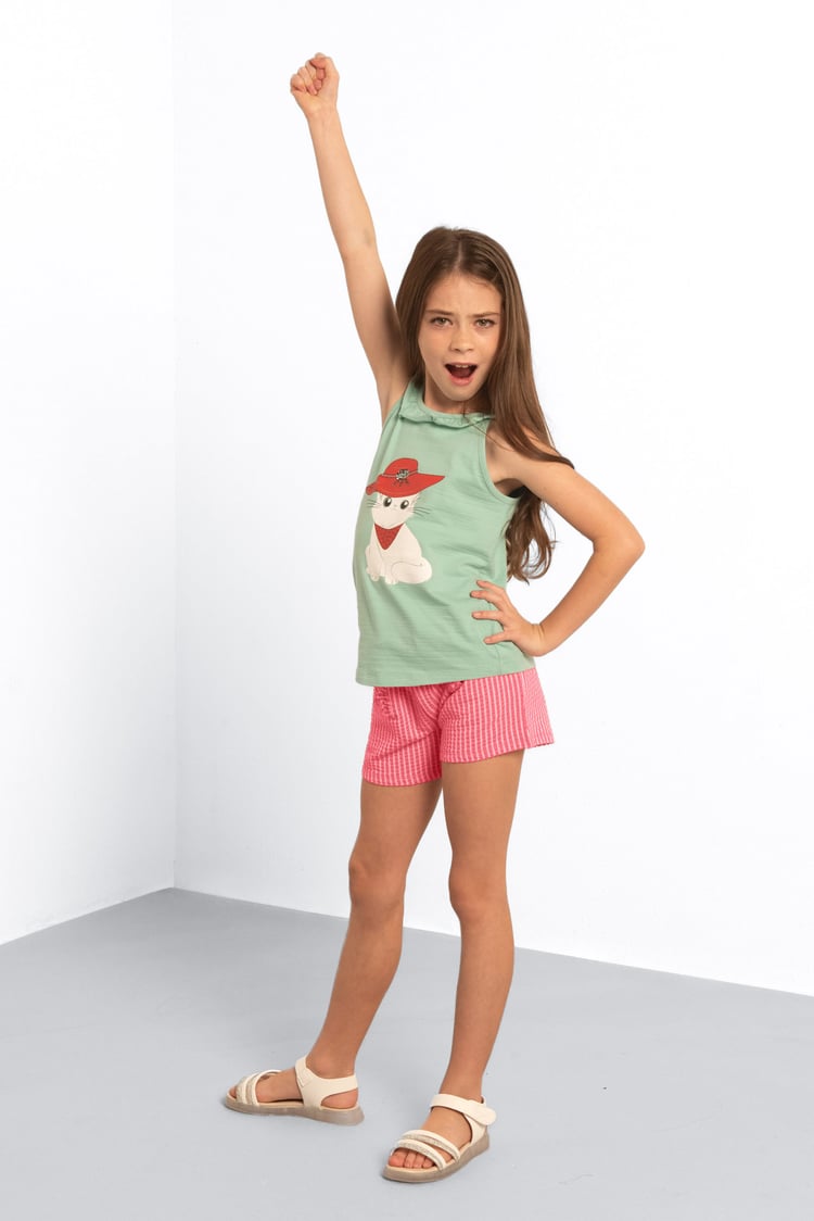 Girls Shorts With Frill Details(5/6yrs -10/11yrs)